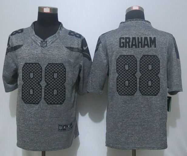 Nike Limited Seattle Seahawks #88 Graham Men's Stitched Gridiron Gray Jerseys,We sell and wholesale Nike Limited Seattle Seahawks #88 Graham Men's Stitched Gridiron Gray Jerseys on line form chian!